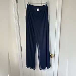 MSK Day to Evening Wide Leg Solid Mess Dress Pants M